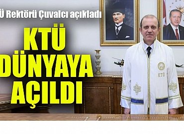 KTÜ Rektörü Sayın Prof. Dr. Hamdullah ÇUVALCI, TEKNOKENT’teki başarılı projeleri vurguladı.